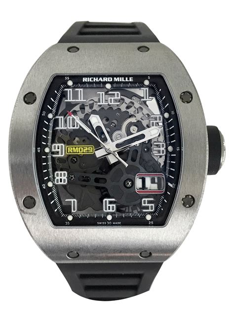 richard mille rm29|Richard Mille RM 029 Titanium .